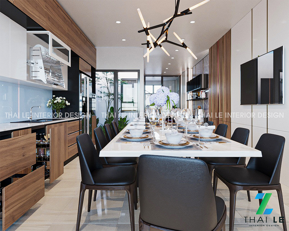 Thiết kế nội thất nhà phố Melosa Khang Điền Q9